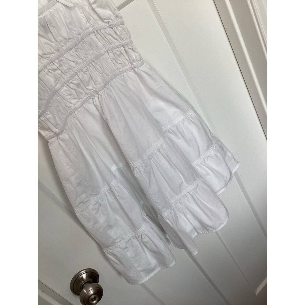 Aritzia Sunday Best Women's Martine Admiral Poplin Mini Dress Bohemian White 2XS - Picture 9 of 16